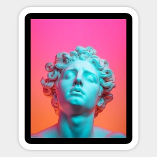 AESTHETIC & VAPORWAVE sculpture Sticker